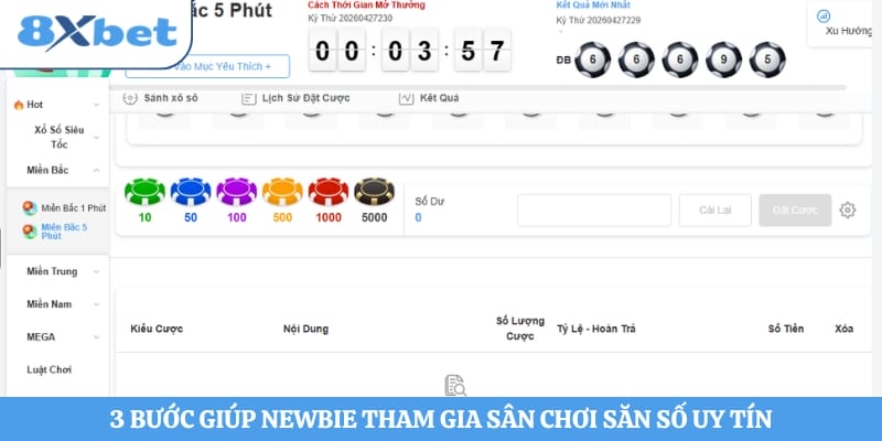 3 bước giúp newbie tham gia sân chơi săn số uy tín