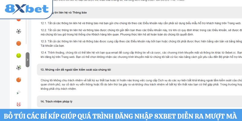Bỏ túi các bí kíp giúp quá trình đăng nhập 8xbet diễn ra mượt mà
