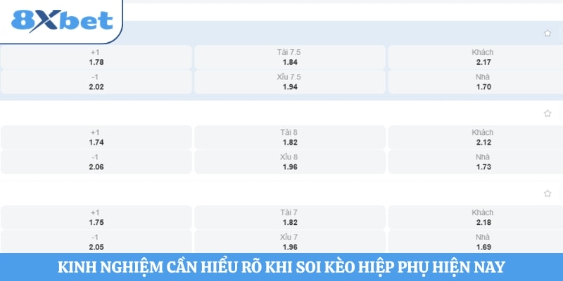 Kinh nghiệm cần hiểu rõ khi soi kèo hiệp phụ hiện nay