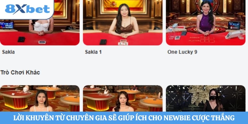 Lời khuyên từ chuyên gia sẽ giúp ích cho newbie cược thắng lợi