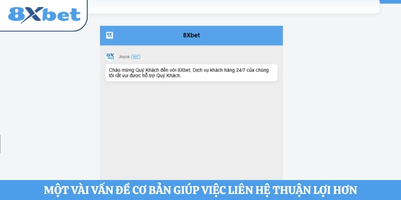 Một vài vấn đề cơ bản giúp việc liên hệ thuận lợi hơn