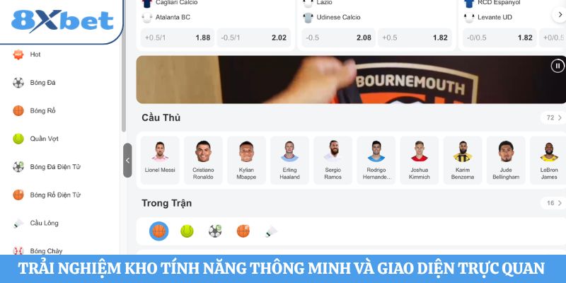 Trải nghiệm kho tính năng thông minh và giao diện trực quan 